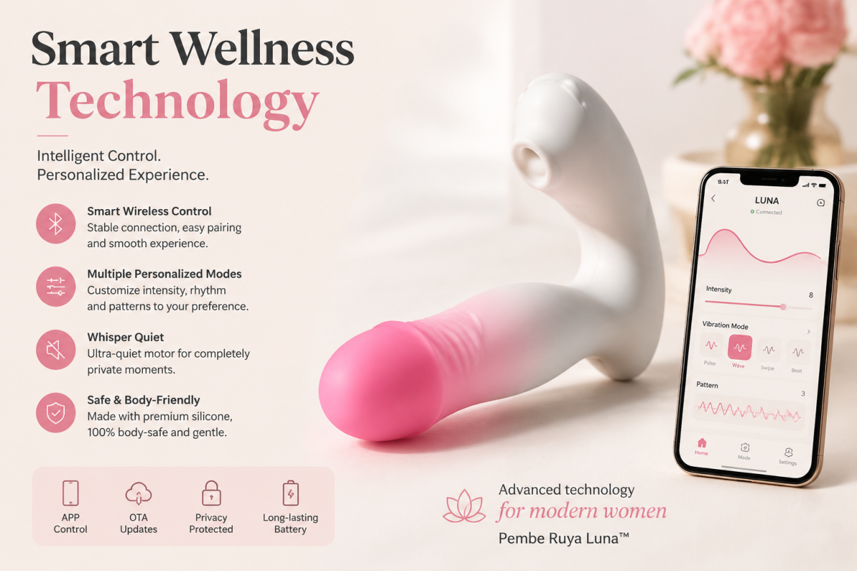 Pembe Ruya Luna smart wellness device with wireless control technology