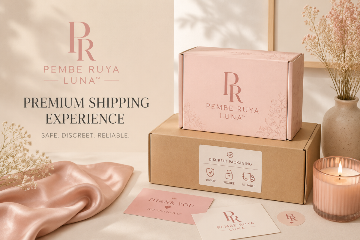 Pembe Ruya Luna premium shipping packaging experience