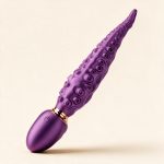 Pembe Ruya Luna textured dual motion wellness wand textured surface detail